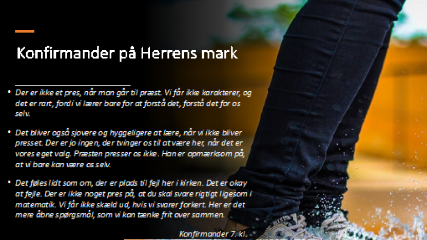 Konfirmander på Herrens mark - kursusdag
